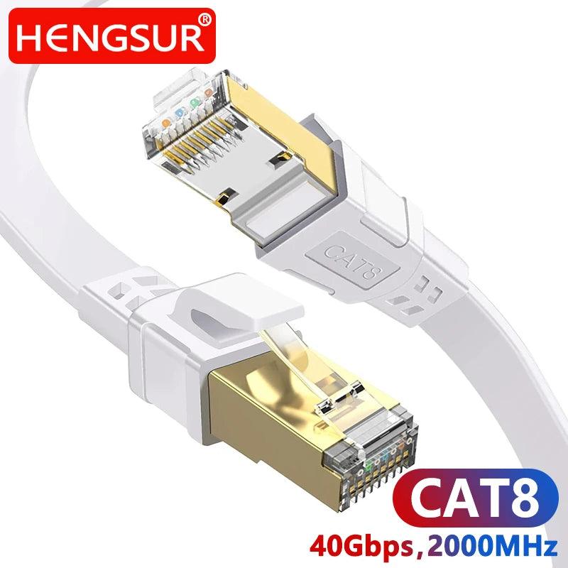 Hyper-Speed CAT8 Ethernet Cable - Ultimate Connectivity Solution for Smart Homes & Offices  ourlum.com   