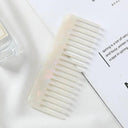 Wide Teeth Acetate Hair Combs Anti-static Massage Hair Brush Hairdressing Colorful Hairdress Salon Styling Traveling Accessories  ourlum.com NO.1 11.8x4.6cm  