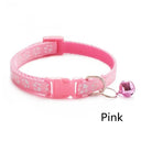 Colorful Cartoon Pet Collar with Bell - Adjustable Safety Necklace  ourlum.com q  