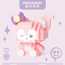 Hello Kitty Decorative Building Block Set with Kuromi and My Melody - Sanrio Anime Figure Toy for Kids and Adults  ourlum.com LinaBell 178PCS NO BOX 