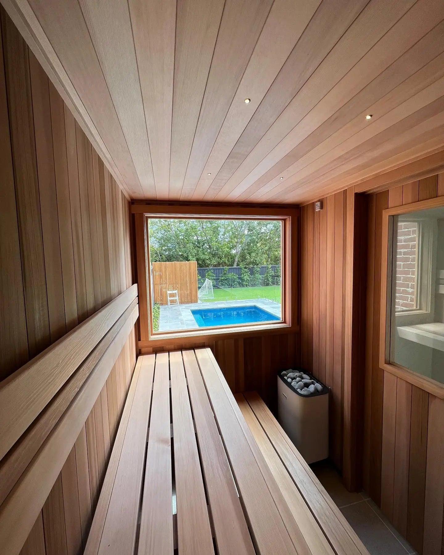 Luxurious Home Sauna and Beauty Salon Oasis - Organic Materials, 24-Month Warranty  ourlum.com   
