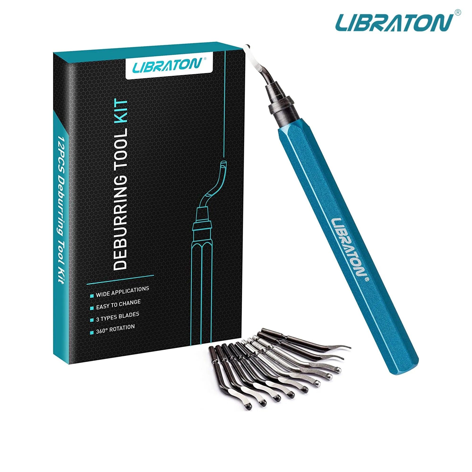 Libraton Precision Deburring Tool Set for Metal, Resin, Plastic & Wood  ourlum.com   