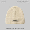 Cozy Cotton Knit Beanie Stylish Winter Hat for All Ages