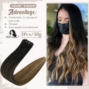 Balayage Clip-In Hair Extensions Luxurious Human Hair Upgrade