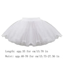 Fluffy Tutu Skirt Chic Petticoat for Girls and Women