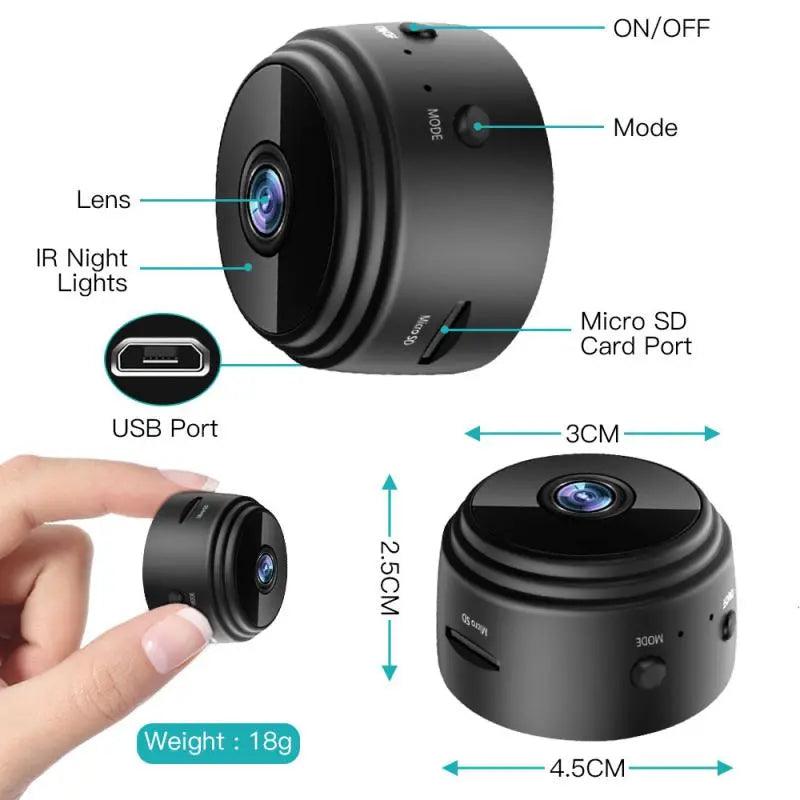 WiFi Mini Camera: Smart Home Security for Infants & Pets  ourlum.com   