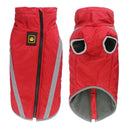 Reflective Waterproof Dog Jacket: Winter Warmth & Safety for Big Dogs  ourlum.com Red XL 