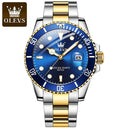 OLEVS Men's Stainless Steel Business Waterproof Watch Stylish Quartz