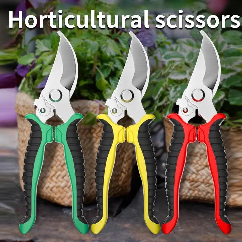 Horticultural Bird Beak Pruning Shears Stainless Steel Multifunctional Fruit Scissor  ourlum.com   