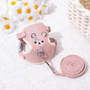 Cute Dog Chest Harness Leash: Stylish and Comfortable Small Pet Gear  ourlum.com Pink S (1.5-3KG) 