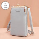 Soft Leather Crossbody Phone Purse Stylish Wallet for Women