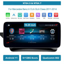 8+128G Qualcomm Android 12 Multimedia Player For Benz A CLA GLA