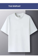 100% Pure Cotton Summer High-End Brand Men's T-Shirt