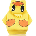 Pet Hoodies with Bow: Cute Small Dog Clothes for Warmth & Style  ourlum.com Yellow XS 