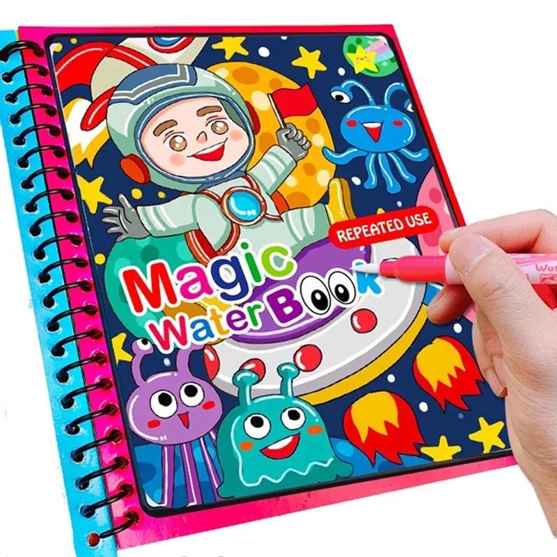 Magic Water Drawing Book for Kids: Reusable, Mess-Free & Imaginative  ourlum.com   