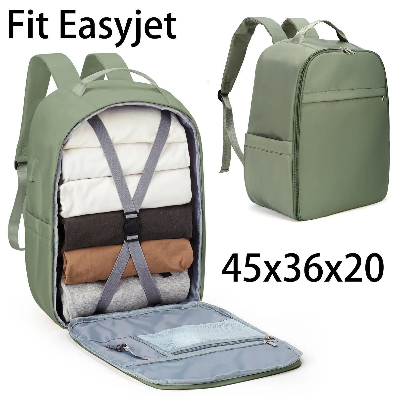 Easyjet Cabin Bag 45x36x20 Backpack, Travel Backpack Woman Ryanair with Aeroplane Backpack Hand Luggage Laptop Man Daypack  ourlum.com   