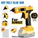 Cordless Hot Glue Gun With Anti-Scald Nozzle And 10 Sticks