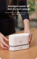 Multi-Function Ultrasonic Aroma Diffuser with Colorful Flame Simulation