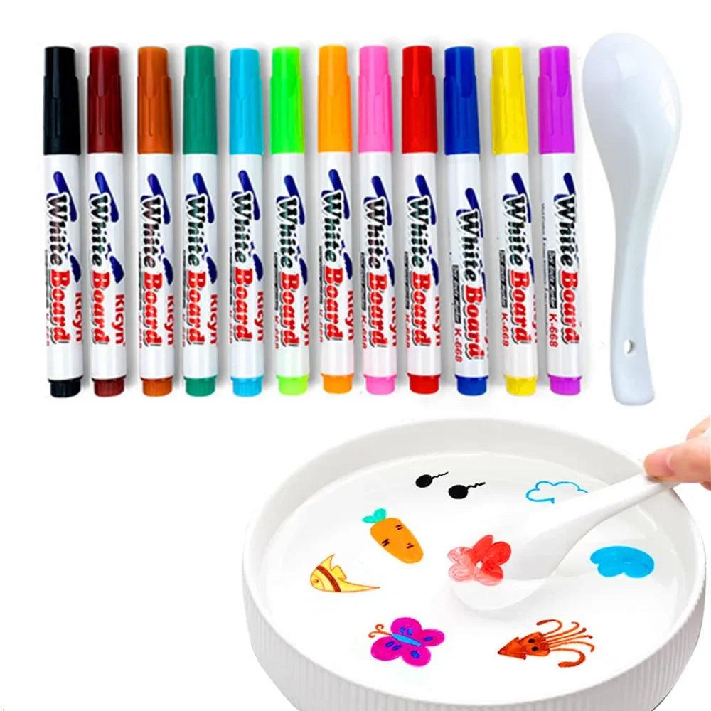 Magical Floating Water Paint Pen Set: Spark Creativity in Kids and Explore New Worlds  ourlum.com   