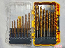 21-Piece DEWALT Titanium Drill Bit Set for Wood Metal Plastic