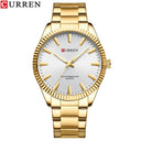 CURREN Men's Elegant Stainless Steel Business Watch Luxury Timepiece