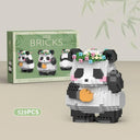 Cute Panda Mini Building Block Set - Educational Toy for Boys  ourlum.com W1111 Nobox  