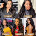 13x4 Body Wave HD Lace Frontal Wig Brazilian Remy Hair