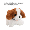 Lifelike Interactive Plush Robot Dog Adorable Companion Toy