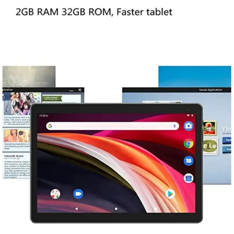 10 Inch Innjoo Android  9.0 Tablet PC 2GB RAM 32GB ROM 3G Phone Call Quad-Core SC7731 Dual Camera SIM Card  ourlum.com   