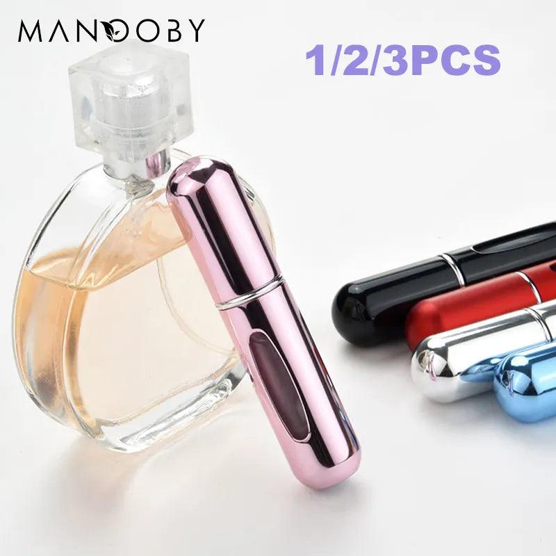 Portable Travel Perfume Atomizer Spray Bottle - Refillable Scent Pump for On-The-Go Fragrance  ourlum.com   
