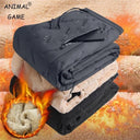 Winter Plush Fleece Men's Thermal Sweatpants Cold Weather Comfort