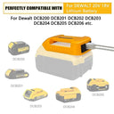 DEWALT USB Power Adapter for 14.4V 18V 20V Batteries