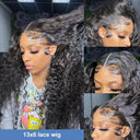 Deep Curly Lace Front Human Hair Wig 360 Full Lace Wig