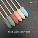 6pcs/set Rubber Silicon Nail Drill Milling Cutter for Manicure Bit Flexible Polisher Machine Electric Nail File Art Tools  ourlum.com GXJ 6-10  