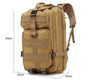 30L Tactical Backpack Survival Camo Molle Bag For Men