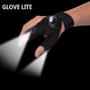 Fingerless Glove LED Flashlight Waterproof Torch Outdoor Tool