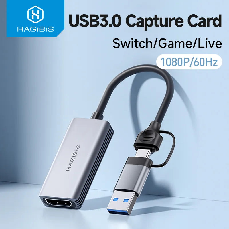 USB Video Capture Card: HDMI Game Grabber for High-quality Recording  ourlum.com   