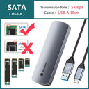 Yottamaster Dual Protocol SSD Enclosure: High-Speed Portable Storage  ourlum.com SATA ( USB A )  