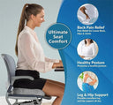 Orthopedic Memory Foam Coccyx Gel Seat Cushion for Pain Relief