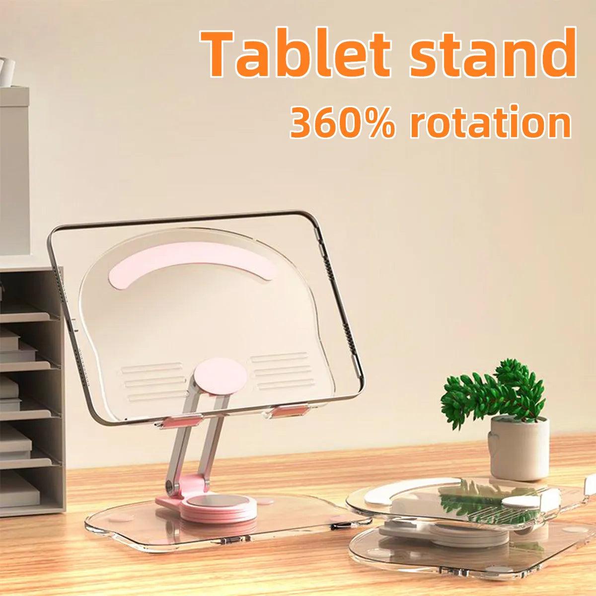 Tablet Stand: Stylish Acrylic Holder for iPad Pro & Tablets  ourlum.com   