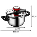 Stainless Steel Pressure Cooker Fast Cooking Easy Clean Gift