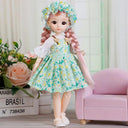 Customizable BJD Doll Interactive Dress-Up Toy with 3D Eyes