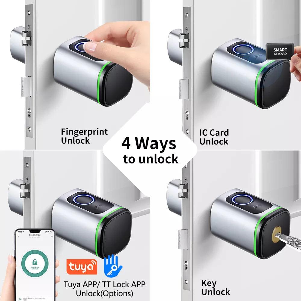 RAYKUBE S1 Smart Door Lock: Secure Access, Remote Control & Smart Home Integration  ourlum.com   