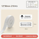 Niimbot White Sticker Paper: Professional Waterproof Labels