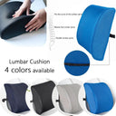 Ergonomic Gel Memory Foam Lumbar Support Cushion for Car