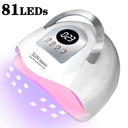 Professional Nail Dryer LED UV Lamp 81 LEDs for Gel Nails