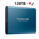  High-speed Portable External Hard Drive: Efficient Data Transfer Work & Study  ourlum.com Blue 128TB  