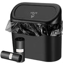 3Pcs Car Trash Can With Lid Contains 60 Garbage Bags