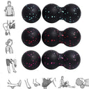 EPP Lacrosse Myofascia Ball Peanut Massage Ball High Density Lightweight Fitness Body Fascia Exercise Relieve Pain Yoga Ball  ourlum.com   