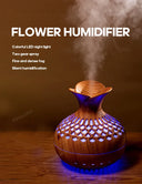 300ml Wood Grain USB Aromatherapy Diffuser with RGB Lighting